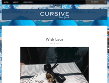 Tablet Screenshot of cursivenewyork.com